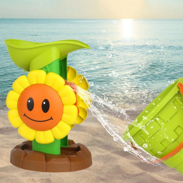 7-piece Children Beach Water Toy(Sunflower)