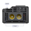 XUYUAN 4000W Car Inverter LED Colorful Atmosphere Light 4 USB Charging Converter, Specification: 24V-220V