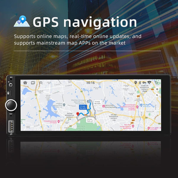 Car Universal Radio Wireless Bluetooth Hands-Free Android Navigation, Memory: 2+32G