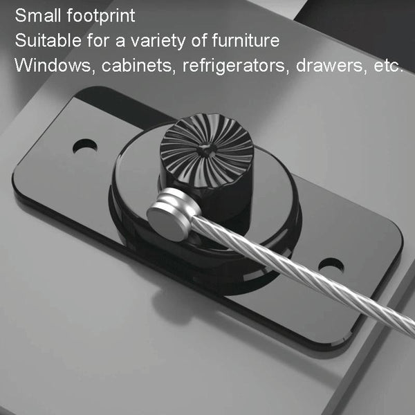 Children Window Safety Lock Limited Positioning Password Refrigerator Lock(White)