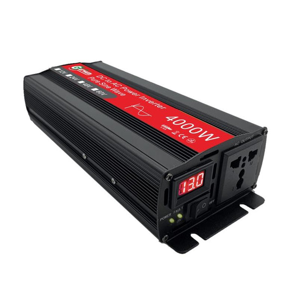 Gurxun 4000W Home Car Power Converter Sine Wave Inverter, Specification: 12V To 220V