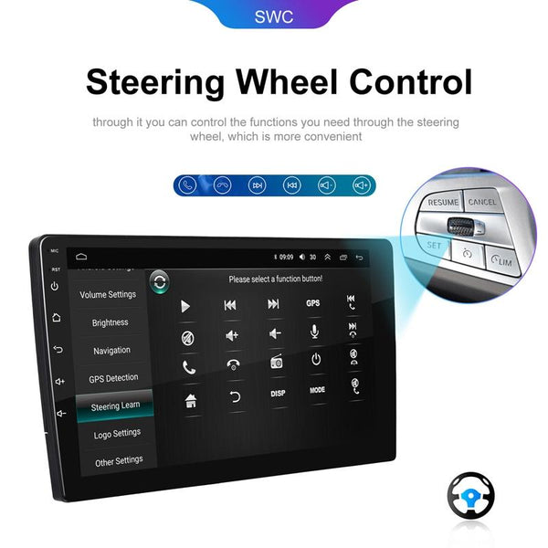 Universal 9 Inch 8 Core CarPlay Android Navigation Car Center Control All-In-One Monitor, Memory: 2+32G(Standard+AHD Camera)