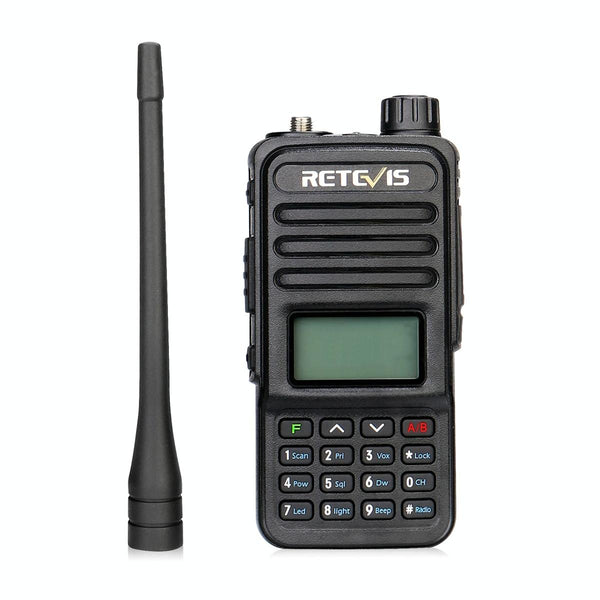 RETEVIS RT85 EU Frequency 136.000-174.000MHz+400.000-470.000MHz 200CHS Dual Band Digital Two Way Radio Handheld Walkie Talkie(Black)