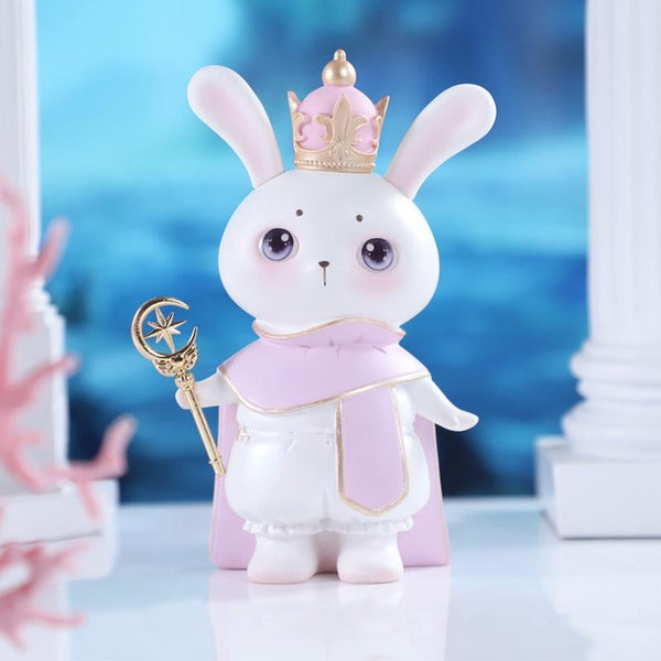 Piggy Banks God Rabbit Home Ornaments Gift Crafts, Size: Medium Purple