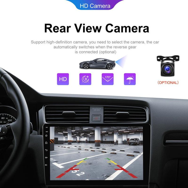 Universal 9 Inch 8 Core CarPlay Android Navigation Car Center Control All-In-One Monitor, Memory: 2+32G(Standard+AHD Camera)