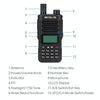 RETEVIS RA89 UV Dual-segment IP68 Waterproof Dual-guard Dual-standby Walkie Talkie(US Frequency 144-148/420-450MHz)