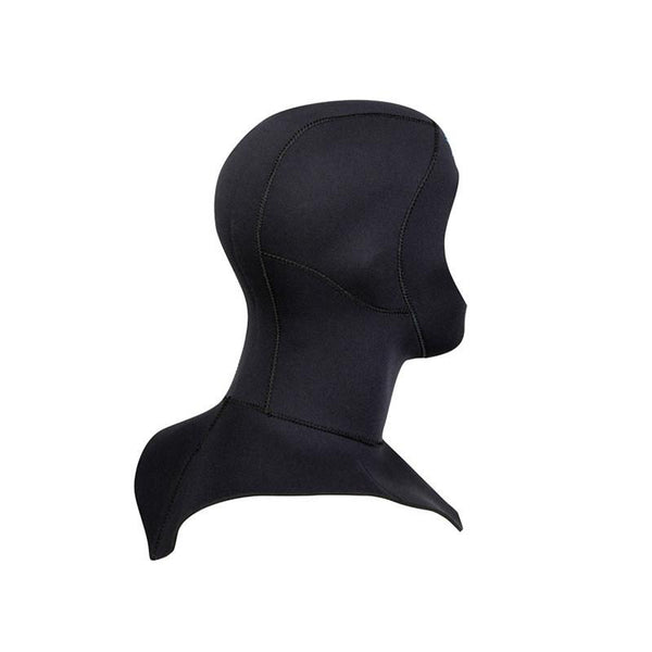DIVE & SAIL DH-006 3mm Shoulder Warm Diving Cap Surfing Snorkeling Sunscreen Waterproof Diving Headgear, Size: L(Black)