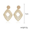 E2002-16 Prismatic Bamboo Vine Handmade Woven Earrings Bosomia Style Earrings
