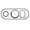 For Google Pixel 9 Pro IMAK High Definition Rear Camera Glass Lens Film, Black Eye Design