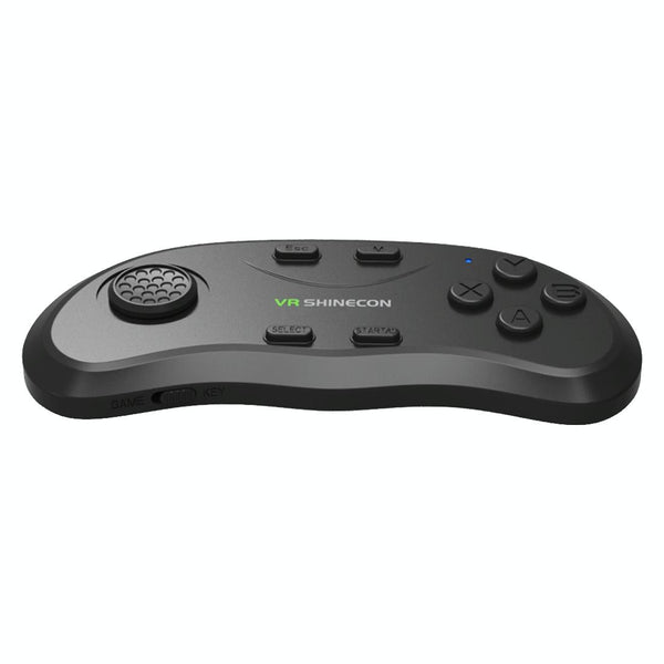 VR Shinecon 3D Movie Games Virtual Reality Glasses Bluetooth Remote Controller Gamepad(Black)