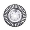 Lawn Mower Twisted Grass Wheel Steel Wire Grass Head Weeding Tray, Size:6 Inches