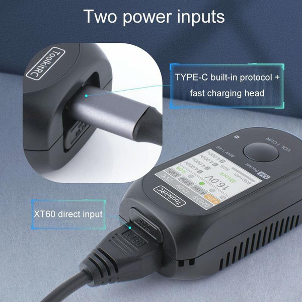 ToolkitRC M4Pocket Modeling LiPo Battery Balance Pocket Charger(Black)