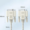 JINGHUA B110 Male To Female DB Cable RS232 Serial COM Cord Printer Device Connection Line, Size: 1.5m(Beige)