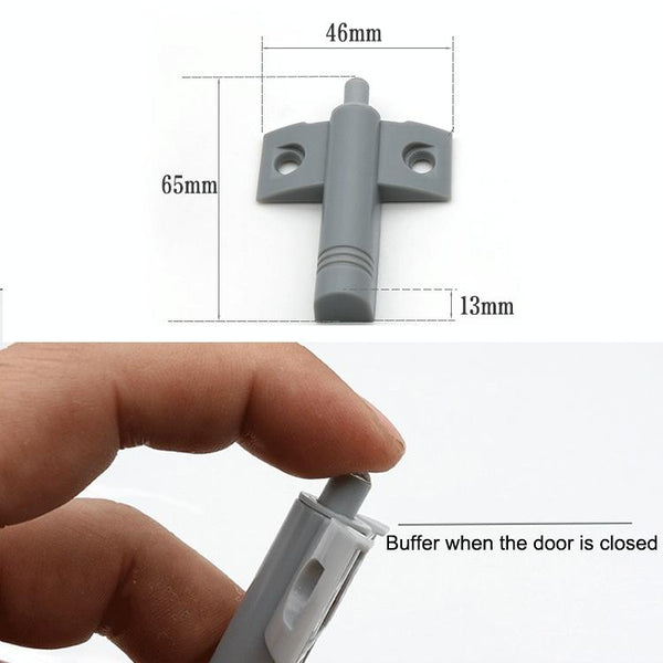 20 PCS Aircraft Shape Back Buffer Cabinet Door Anticollision Damper Shock Absorber(White)