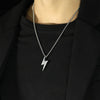 1894 Titanium Steel Men Necklace Accessories, Color: Gold Single Pendant
