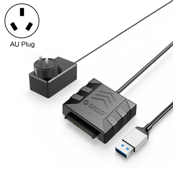 ORICO UTS1 USB 3.0 2.5-inch SATA HDD Adapter with 12V 2A Power Adapter, Cable Length:1m(AU Plug)