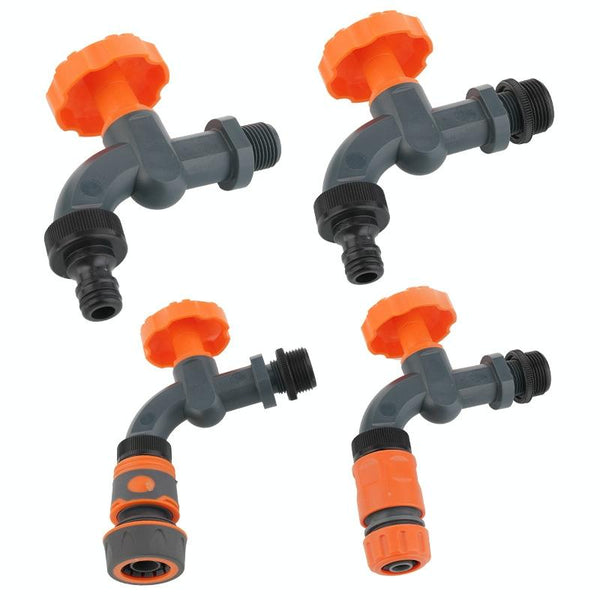 Outdoor Garden Connector Courtyard Valve Switch Faucet, Specification: With 6 Point Pacifier+Double Thread