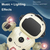 Intelligent Early Education Sound and Light Mechanical Robot Toys, Color: 3 Gray