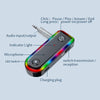 Q3 2-in-1 RGB Light Bluetooth Audio Receiver Launcher Car Audio Adapter