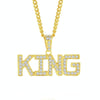 1010401701 King Exaggerated Hip Hop Style Necklace Collarbone Chains
