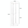 3 Layer Acrylic Round Table Bedroom Living Room Wine Table(131)