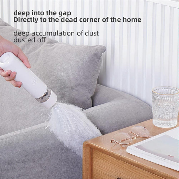 DY701  3 In 1 Electric Feather Duster Handheld Telescopic Dust Clean Brush(Pink)