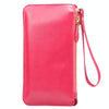 Universal Crazy Horse Texture Touch Screen Wallet Style PU Leather Shoulder Bag for Galaxy Note 8 & Mega 6.3, Huawei Mate 8 / Mate 7, etc. 6.3 inch Below(Magenta)