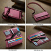 CaseMe Me30 Multi Functional Diagonal Cross Bag Phone Case(Red)