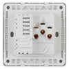 Universal Standard Wall Socket with 2 x USB Ports
