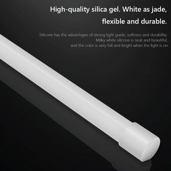 COOLMOON Y360 Round Tube Multi-interface ARGB Chassis Light Bar Computer Decorative Silicone LED Lamp Strip