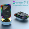 Q7 LED Digital Display Car Bluetooth Receiver HIFI Sound Quality Wireless Audio Adapter