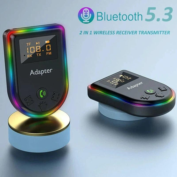 Q7 LED Digital Display Car Bluetooth Receiver HIFI Sound Quality Wireless Audio Adapter