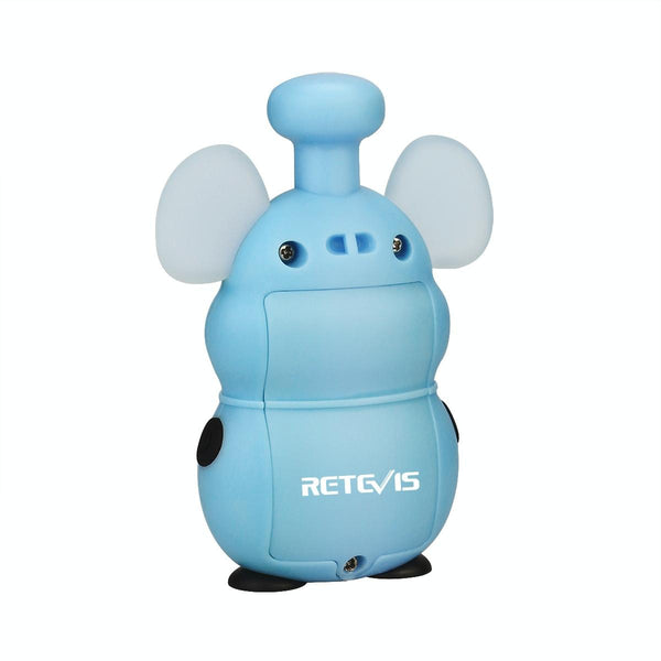 1 Pair RETEVIS RT30M 0.5W EU Frequency PMR446 1CH Mouse Shape Children Handheld Walkie Talkie(Blue)