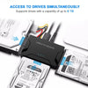 USB3.0 To SATA / IDE Easy Drive Cable Hard Drive Expanding Connector, Plug Specification: UK  Plug