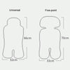 Baby Stroller Mat Seat Cushion Safety Seat Ice Silk Cushion, Color: Universal Radish Rabbit