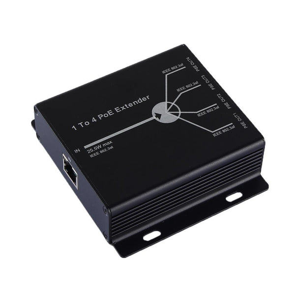 4CH PoE Extender Splitter 1 to 4 Port 10/100M Ethernet IP Camera