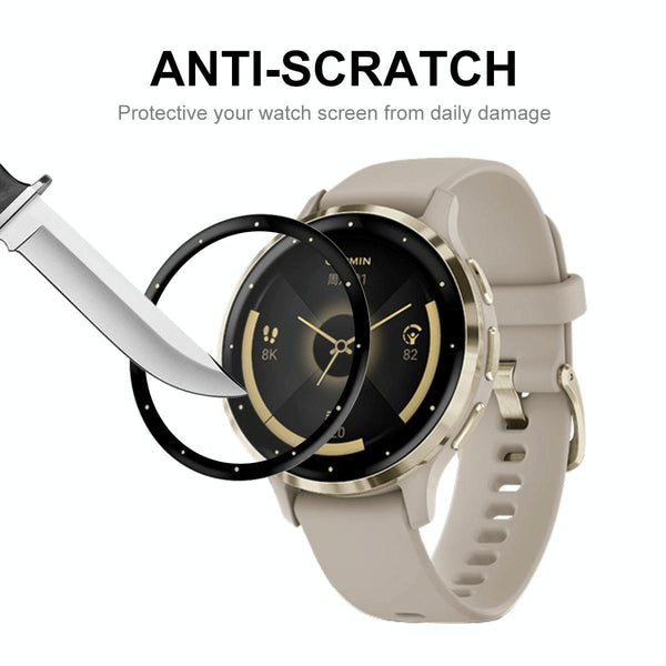 For Garmin Venu 3S 2pcs ENKAY 3D Full Coverage Soft PC Edge + PMMA HD Screen Protector Film