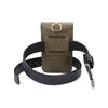 Lambskin Texture Men Phone Universal Double Lattice Waist Bag Leather Case, Size:L(Green)