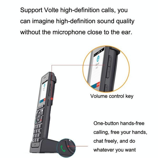S07 Mobile Handheld WIFI Wireless Phone IP VOIP SIP Phone Support 4G Charging Base Network Phone