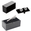 Cufflinks Tie Clip Box Jewelry Packaging Paper Box, Style: Pinhole Dual Line