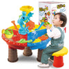 Outdoor Sandy Beach Table Toys Set for Kids(Dolphin and Round Table)