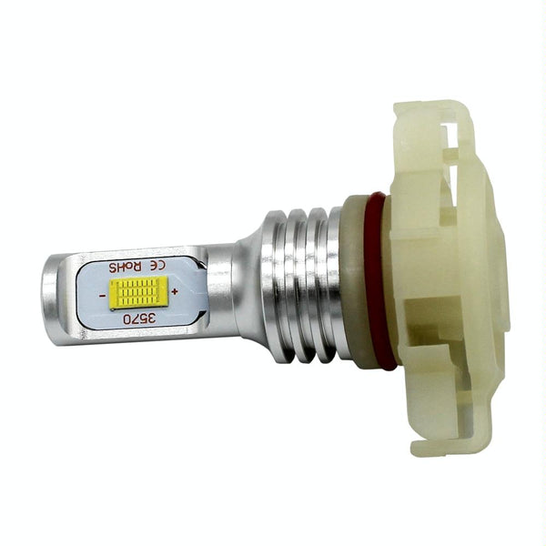 2 PCS H16(EU) 72W 1000LM 6000-6500K Super Bright White Light Car Fog LED Bulbs, DC 12-24V(Yellow Light)