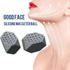 3PCS 7th Generation Masseter Ball Mandibular Trainer Facial Muscle Trainer Silicone Face-Lifting Device(Gray)