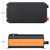 XUYUAN 3000W Car Inverter LED Colorful Atmosphere Light 4USB Charging Converter, UK Plug, Specification: 24V-220V