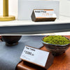 Walnut Pentagonal Jewelry Display Price Tag Board(70x32mm)