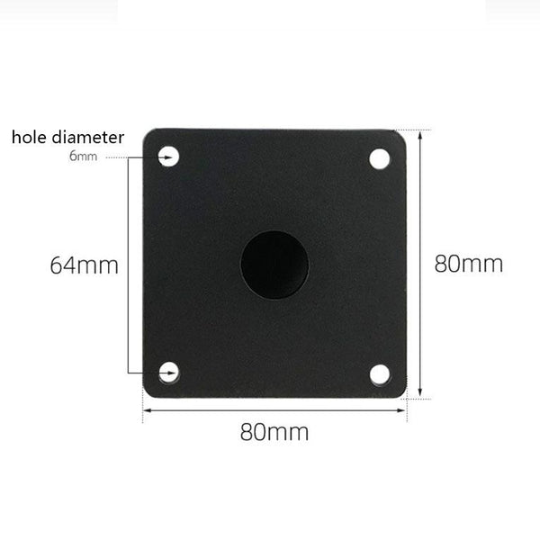 LH-ZT-0001 Cone Round Tube Furniture Support Legs, Style: Straight Cone Height 45cm(Titanium)