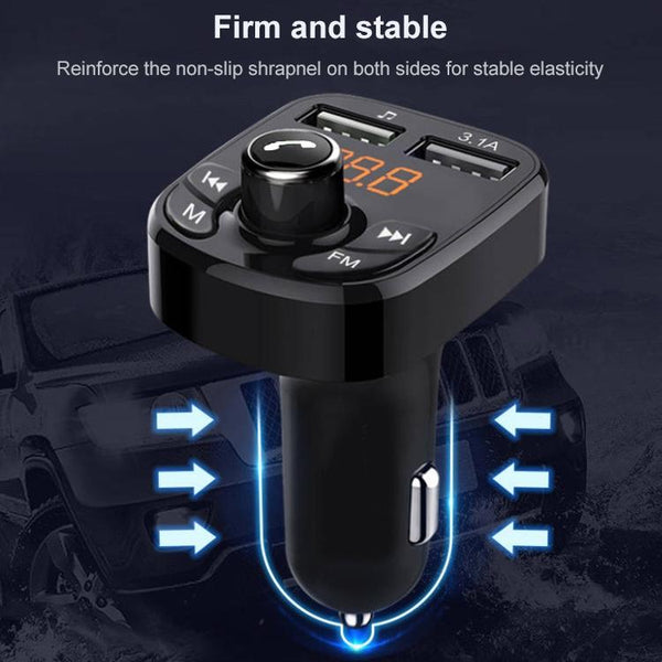 384 Car Multi-functional Smart MP3 Player Bluetooth Hands-free Receiver
