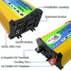Legend I Generation DC12V to AC220V 3000W Modified Square Wave Car Power Inverter(Yellow)
