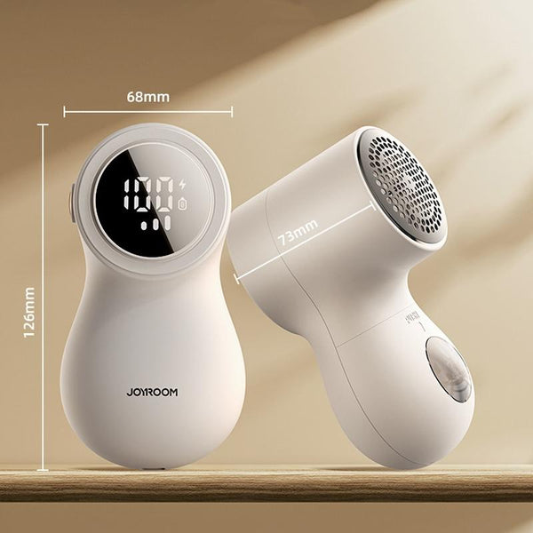 Joyroom JR-CY517 USB Clothes Pilling Trimmer Household Hair Remover, Style: With 2 Knife Head(Beige)