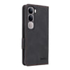 For vivo V40 Lite 5G / Y300 5G IDN Magnetic Clasp Leather Phone Case(Black)